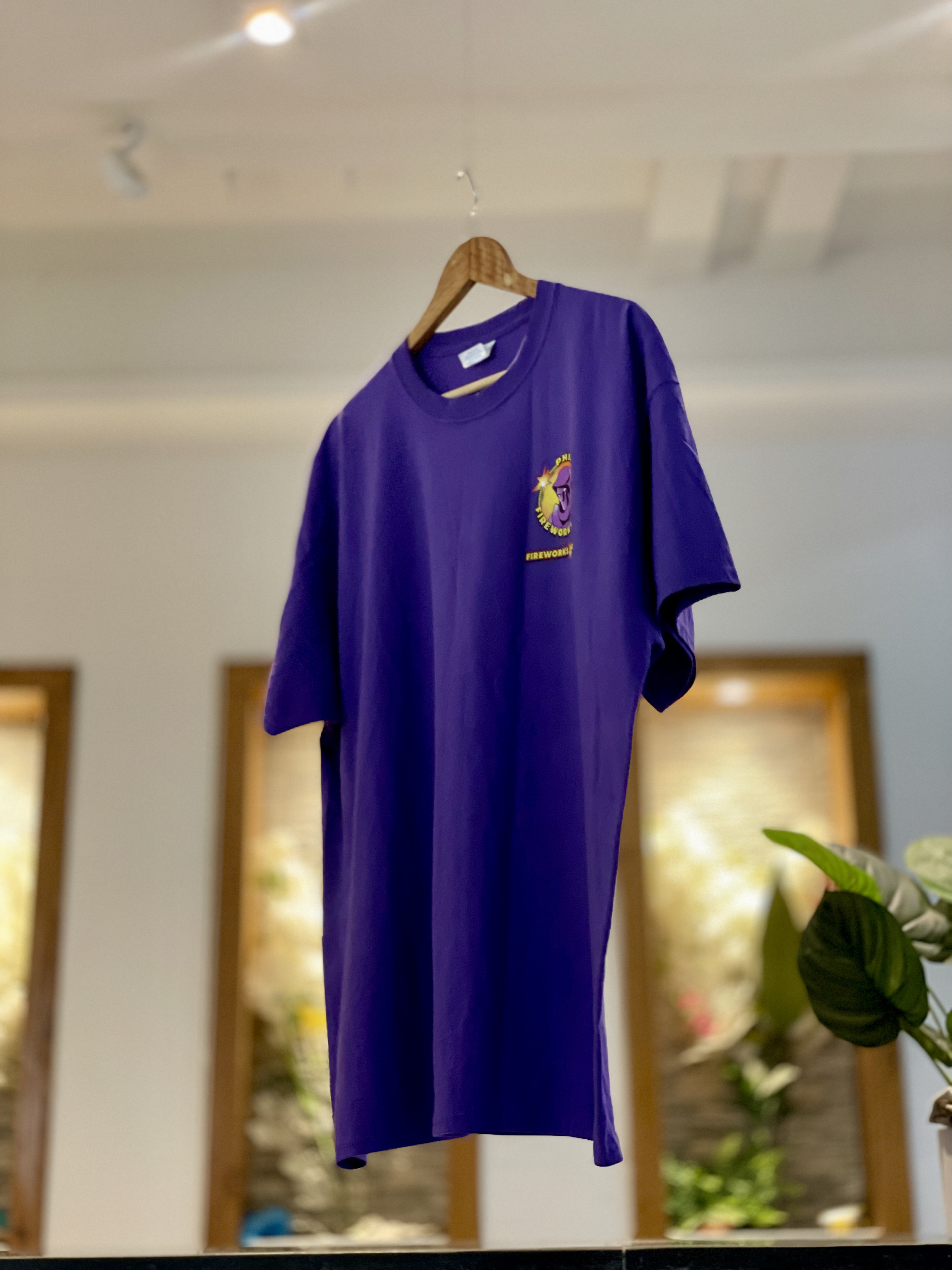 Oversized Purple T‑Shirt (L)