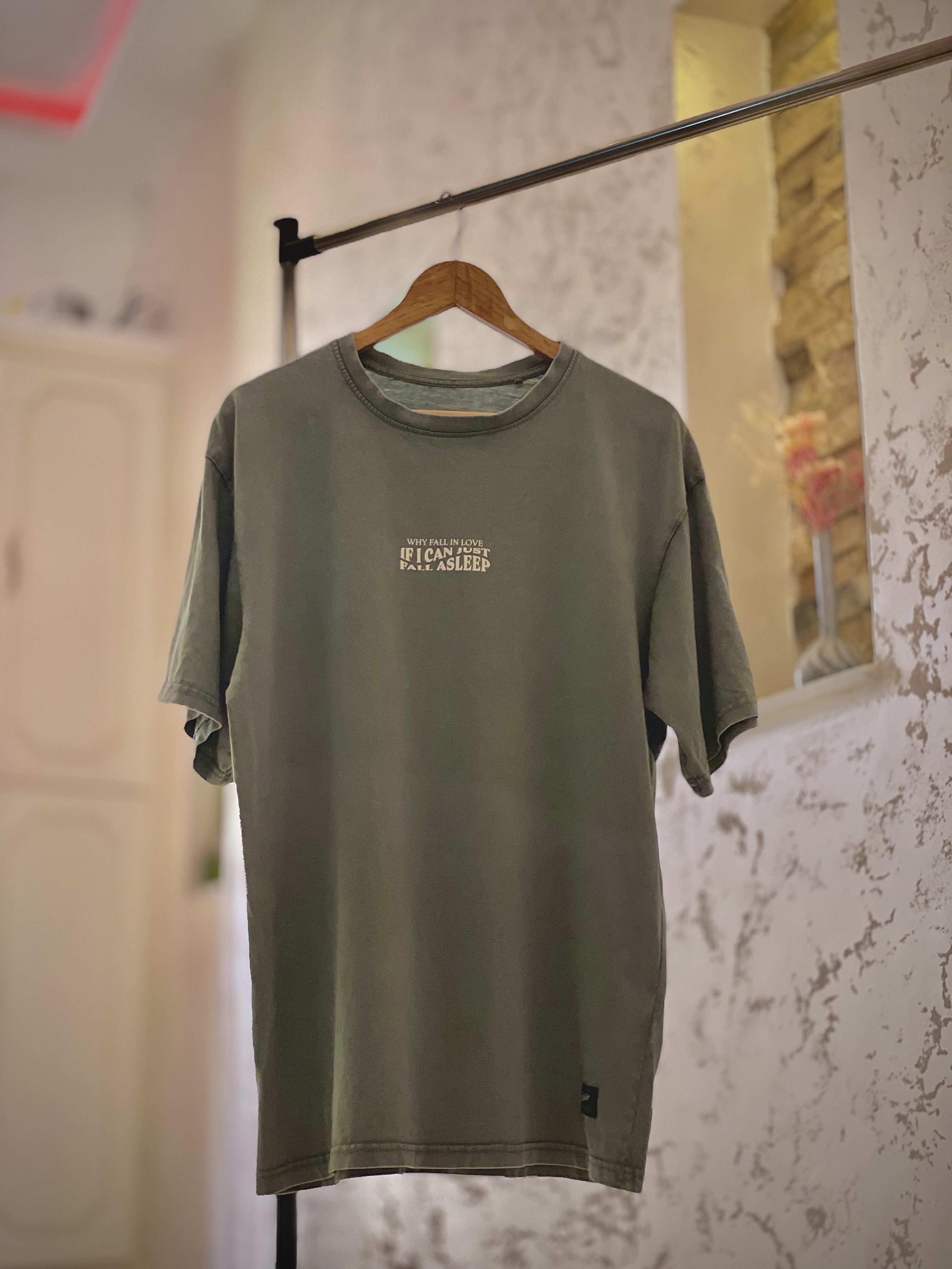 Pull & Bear Green Stussy T‑Shirt (L)